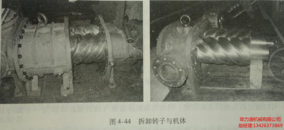 拆卸轉(zhuǎn)子與機(jī)體